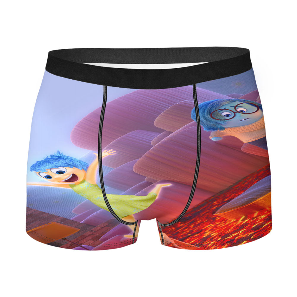 Joy Fun Inside Out Disney Men'S Boxer Briefs