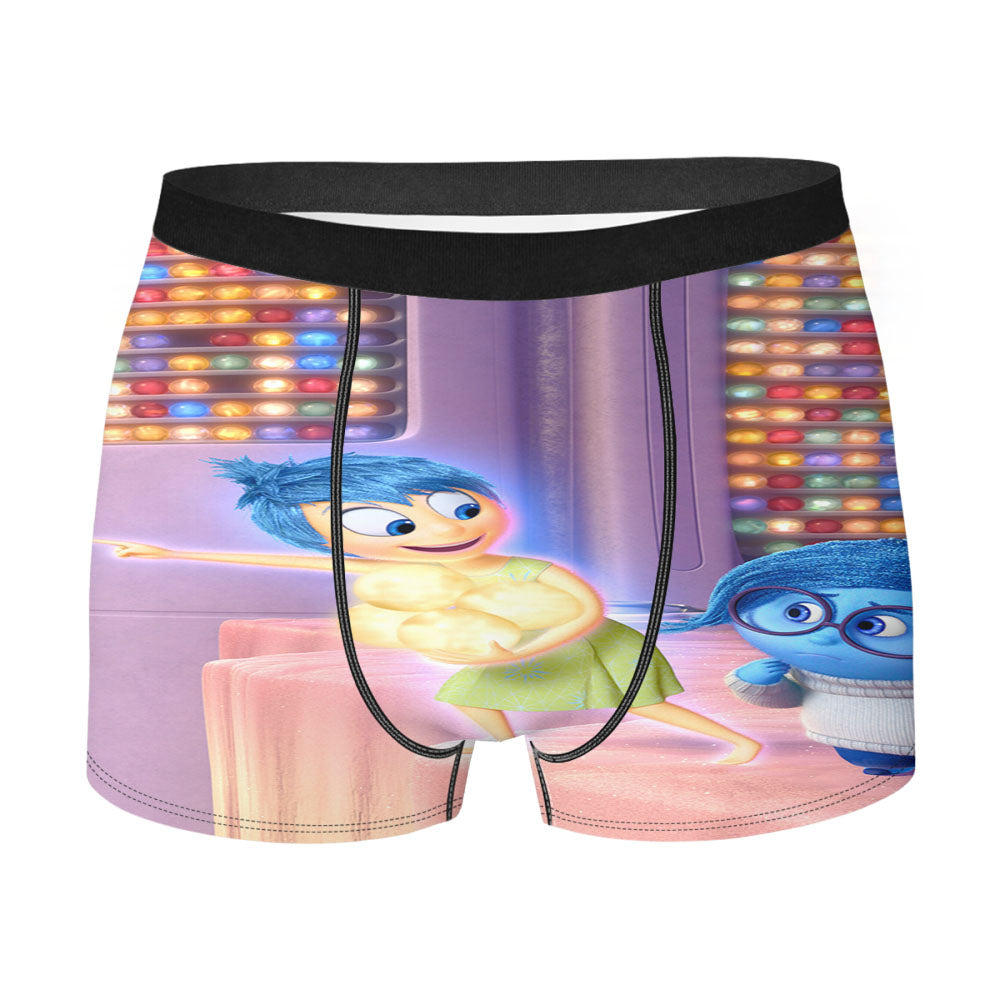 Joy N Sadness Inside Out Disney Men'S Boxer Briefs