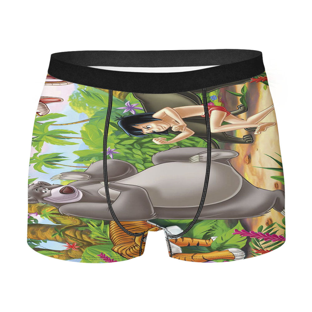 Jungle Cartoon Disney Men'S Boxer Briefs