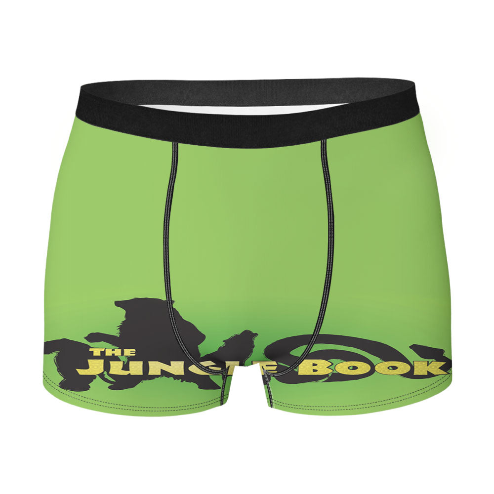 Jungle Disney Green Men'S Boxer Briefs