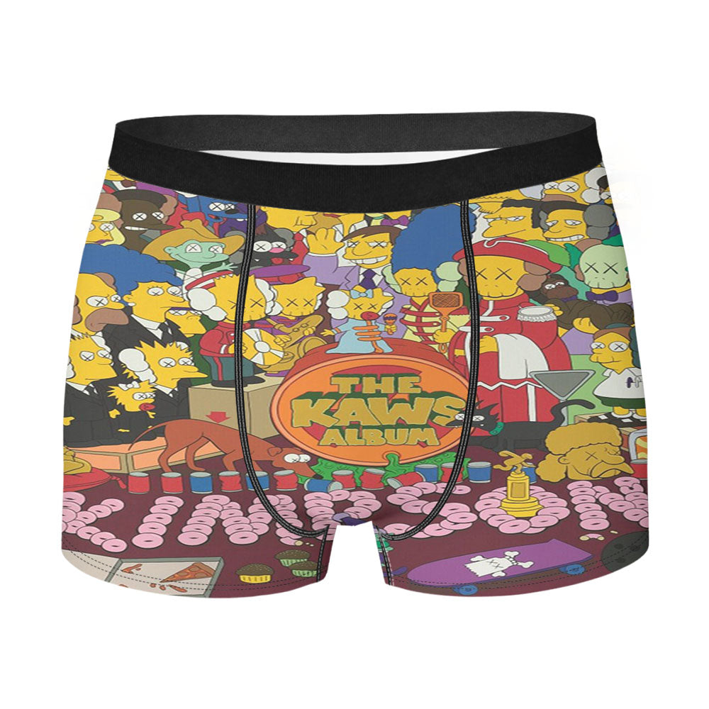Kaws Simpson Kimpson Men'S Boxer Briefs