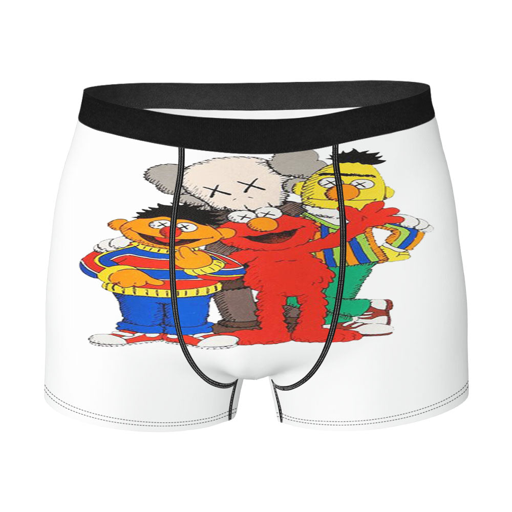 Kaws X Sesame Street Family Men'S Boxer Briefs
