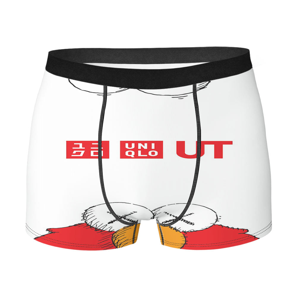 Kaws X Uniqlo Sesame Street 1 Men'S Boxer Briefs