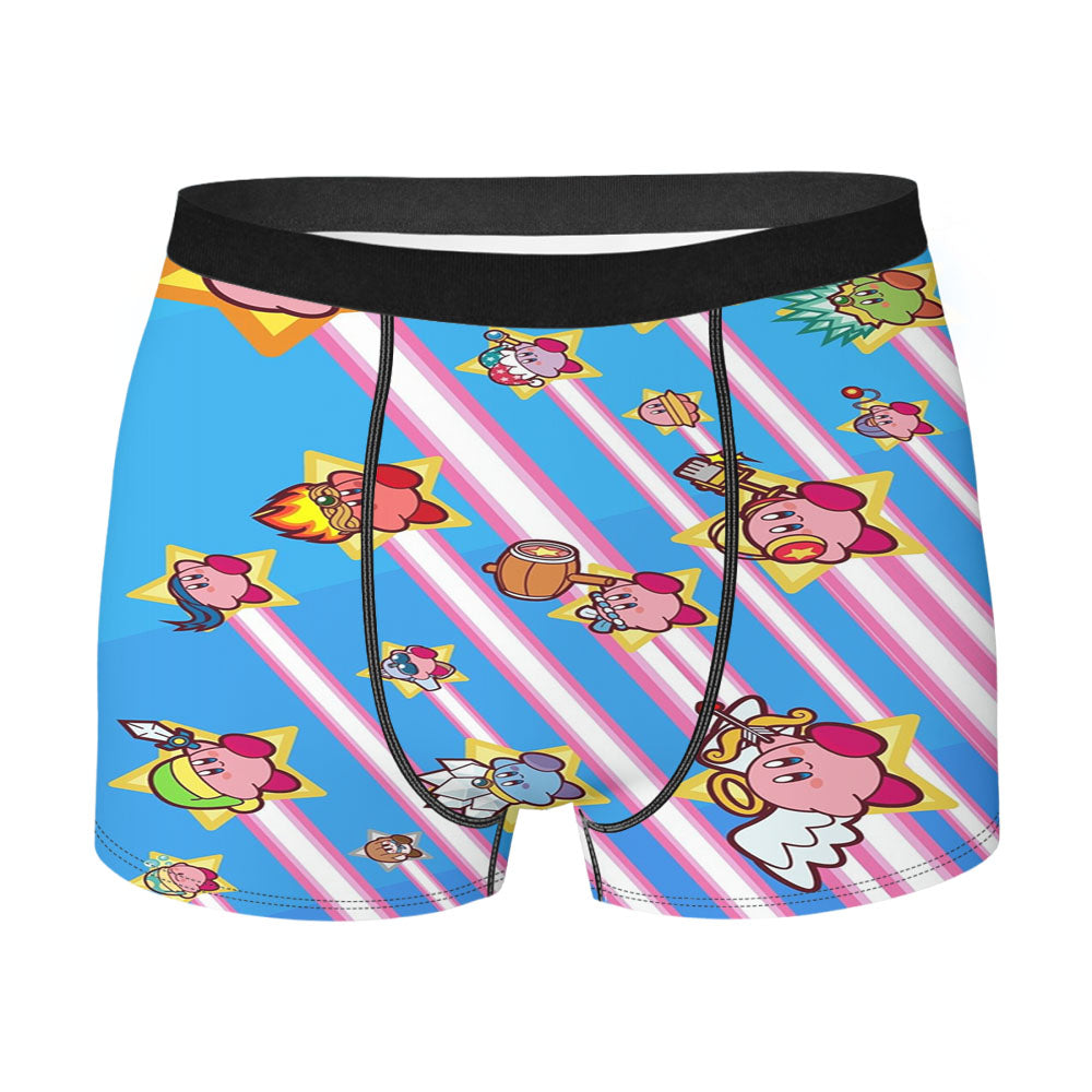 Kirby Adventure On Nintendo Men'S Boxer Briefs