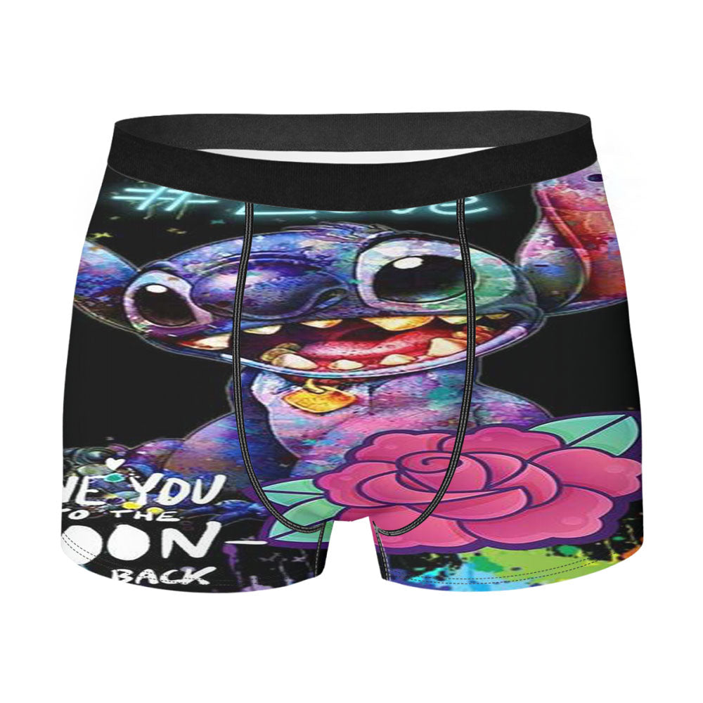 Lilo And Stitch Art Men'S Boxer Briefs