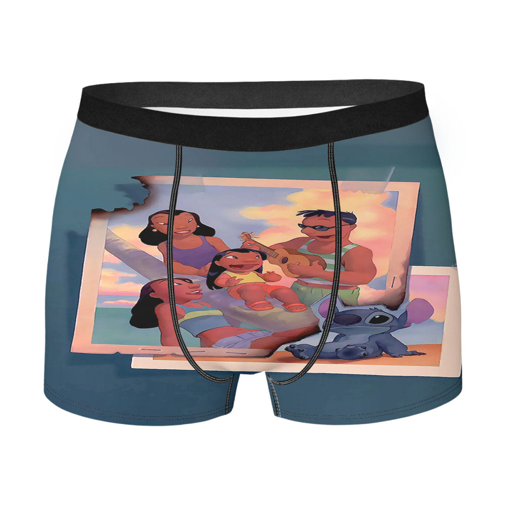 Lilo And Stitch Parents Men'S Boxer Briefs