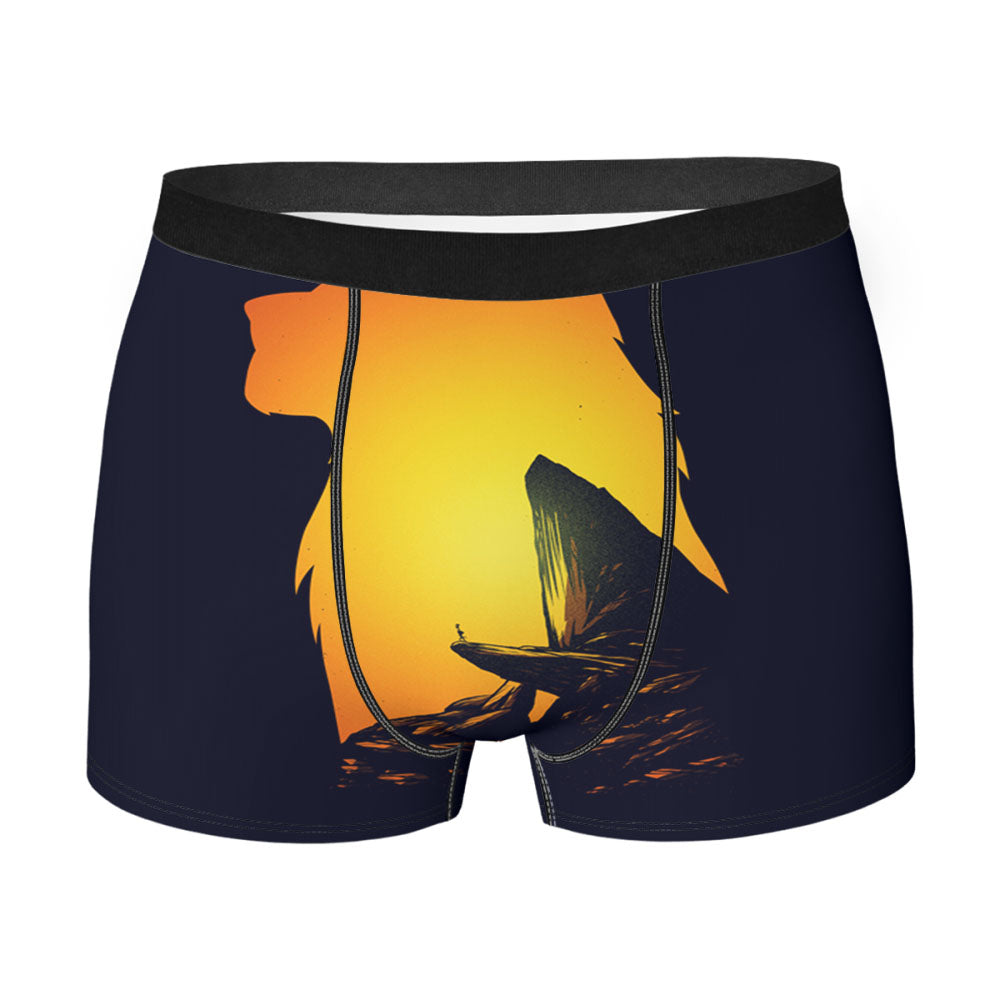 Lion King Pride Rock Men'S Boxer Briefs