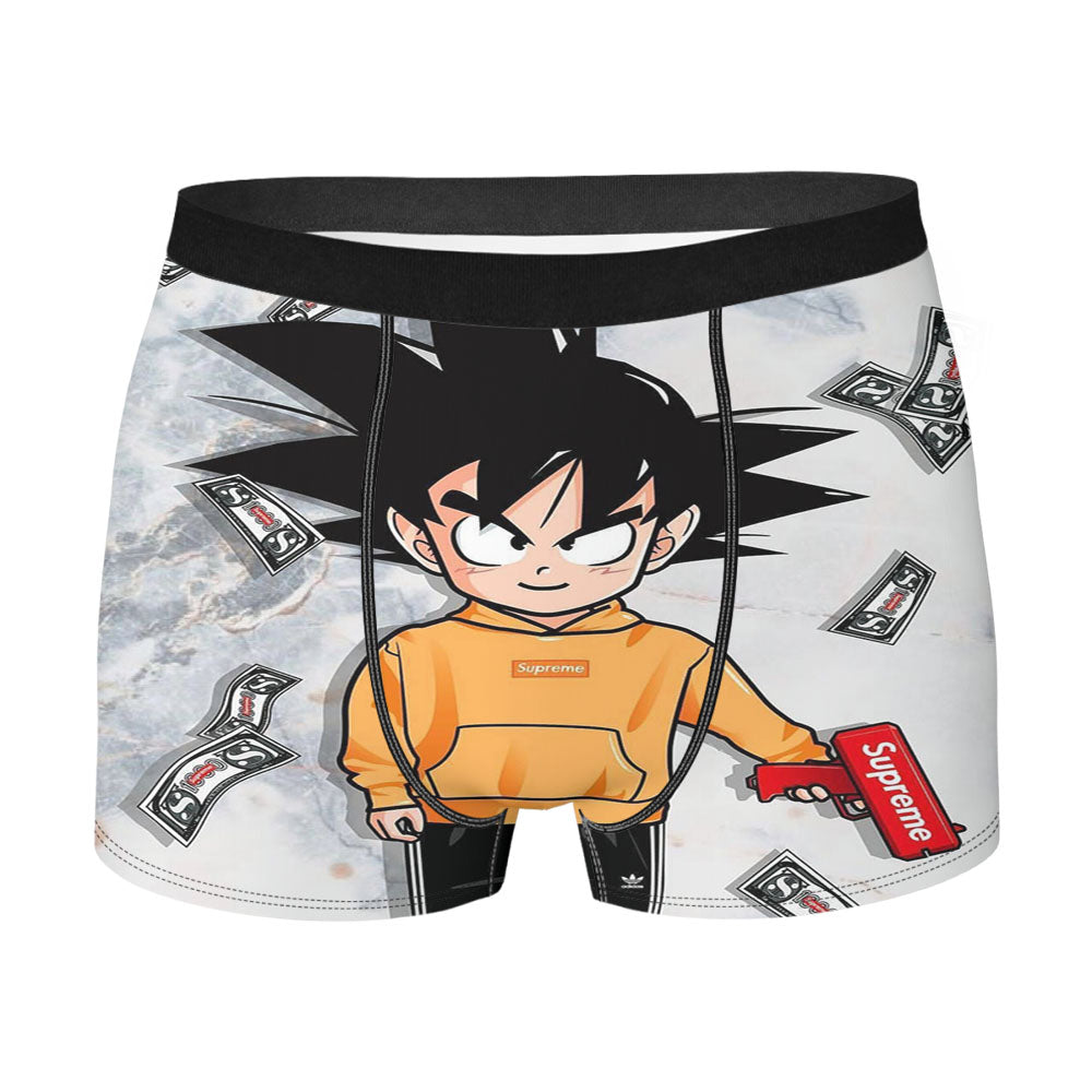 Little Goku Hypebeast Marble Dragon Ball Z Men'S Boxer Briefs