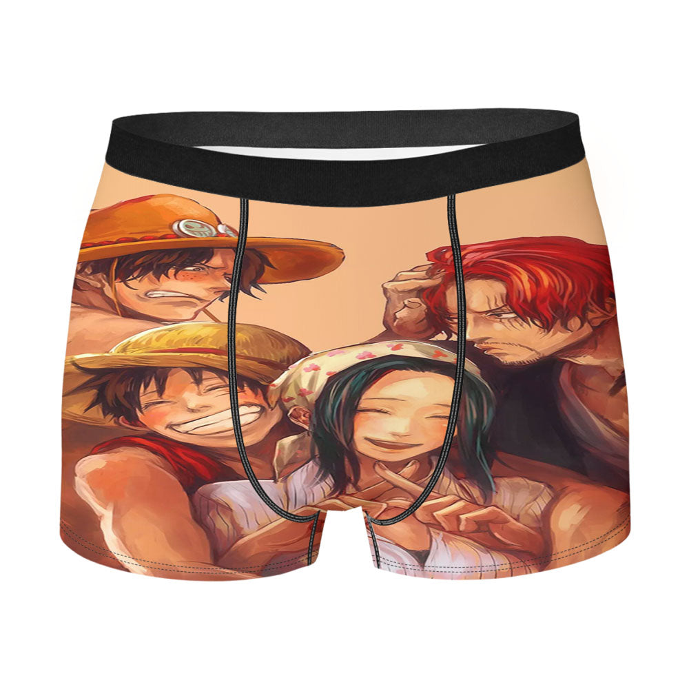 Luffy One Piece Family Men'S Boxer Briefs