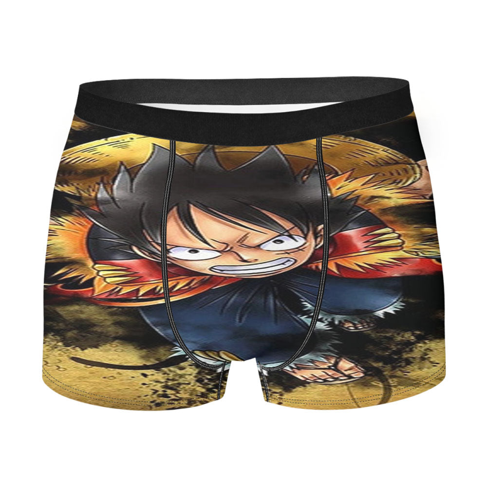 Luffy One Piece Furry Men'S Boxer Briefs