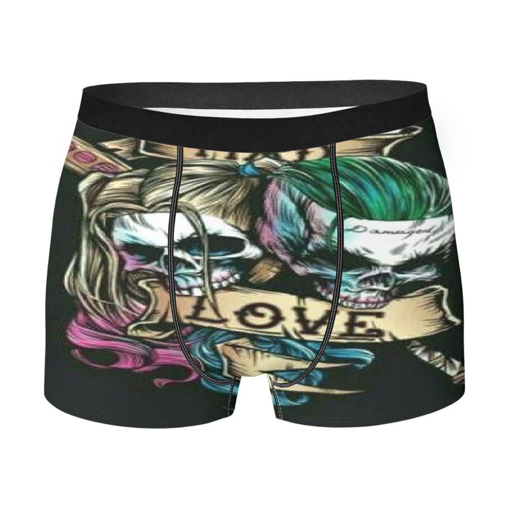 Mad Love Of Harley Quinn And Joker Men'S Boxer Briefs