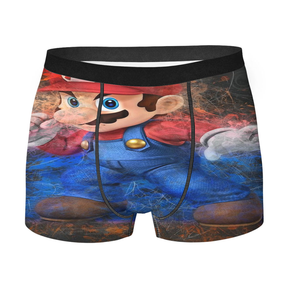 Mario Bros Fan Art Colorful Men'S Boxer Briefs