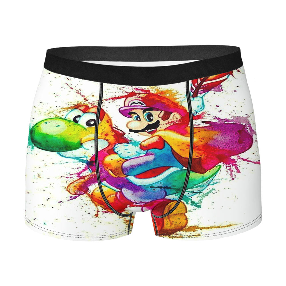Mario Bros Watercolour Men'S Boxer Briefs