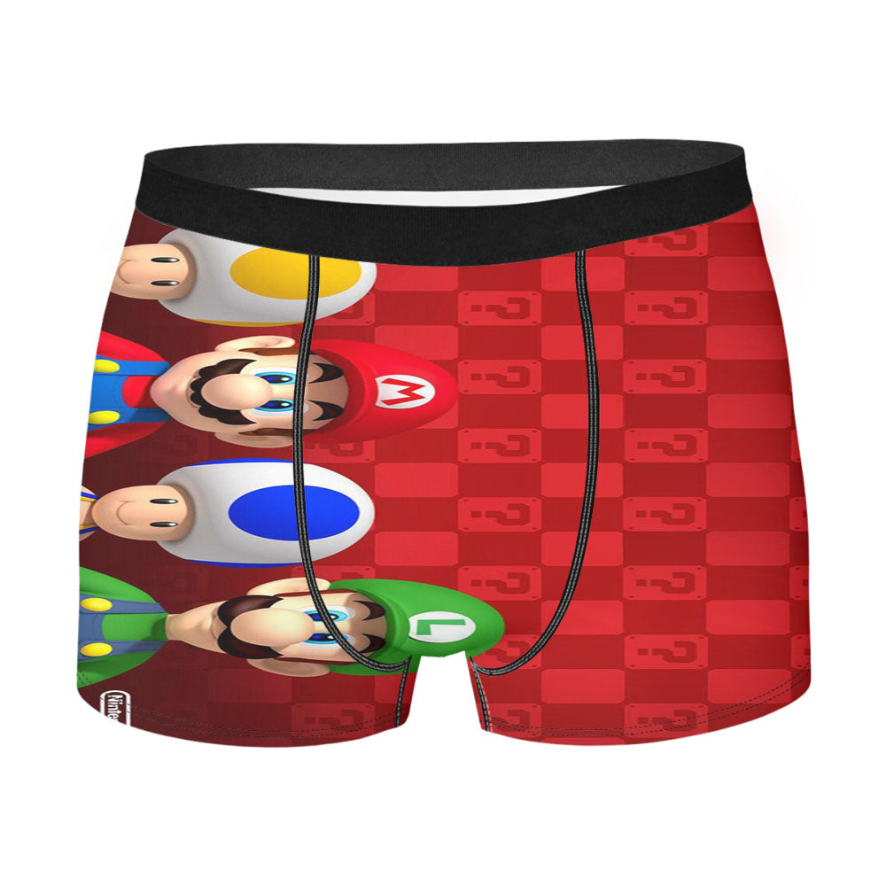 Mario Bross Family Nitendo Men'S Boxer Briefs