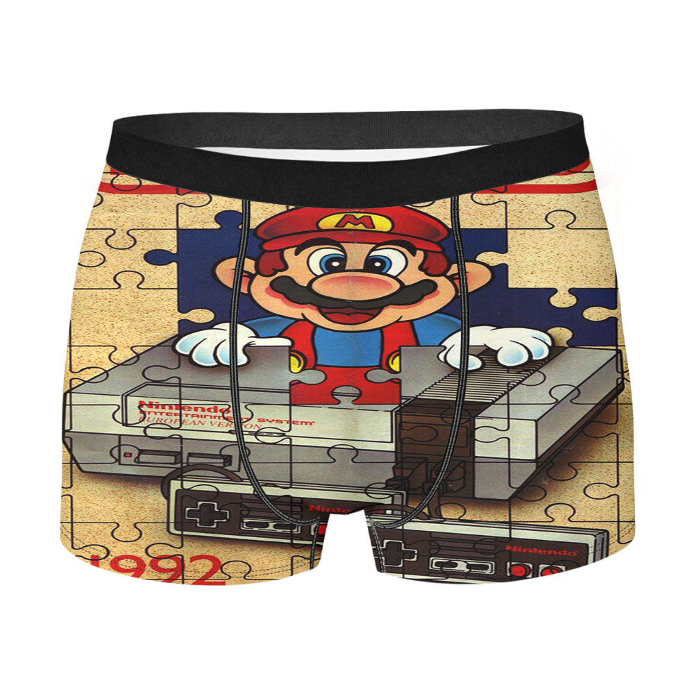 Mario Bross Nintendo Entertainment System Men'S Boxer Briefs