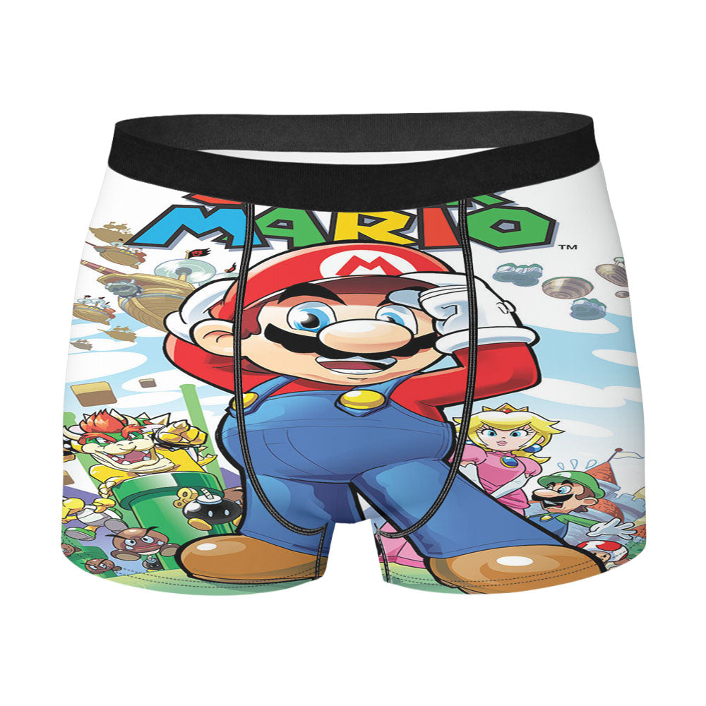 Mario Brothers Men'S Boxer Briefs