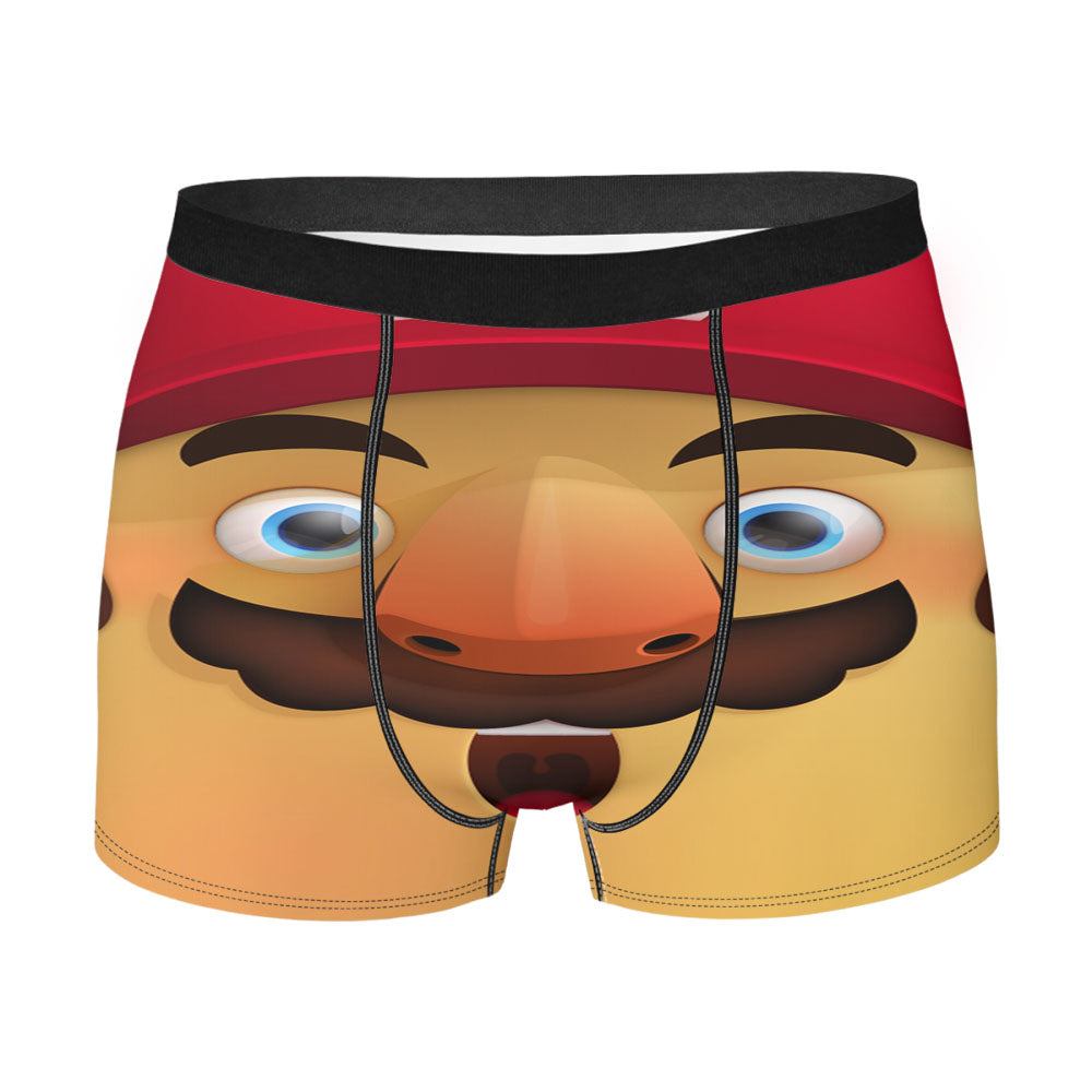 Mario Face Men'S Boxer Briefs