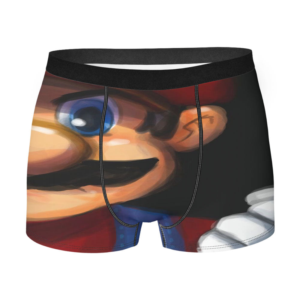 Mario Face Fanart Men'S Boxer Briefs