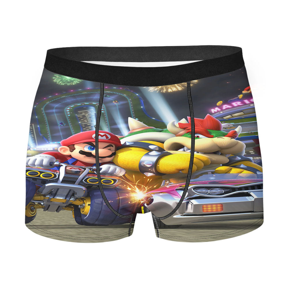 Mario Kart Vs Bowser Men'S Boxer Briefs