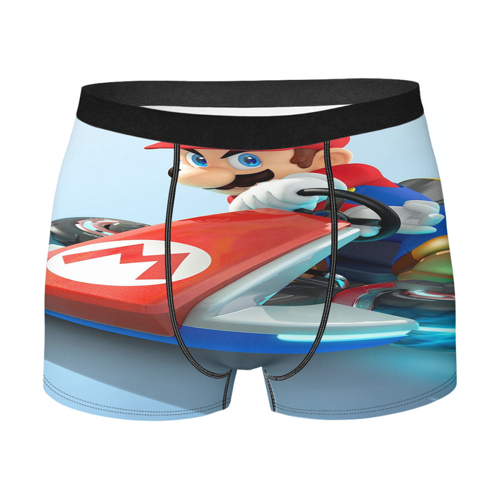 Mario Racing Car Men'S Boxer Briefs