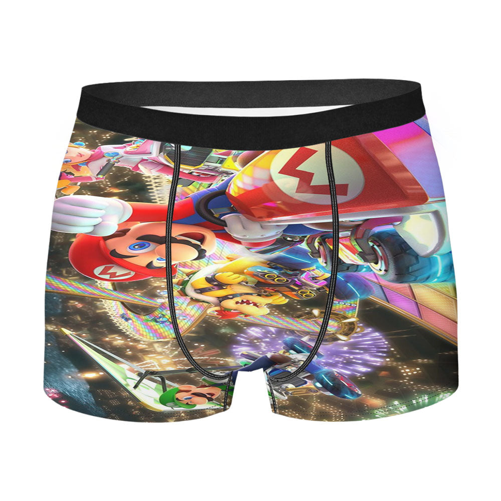 Mariokart 8 Race Wallpapers Men'S Boxer Briefs