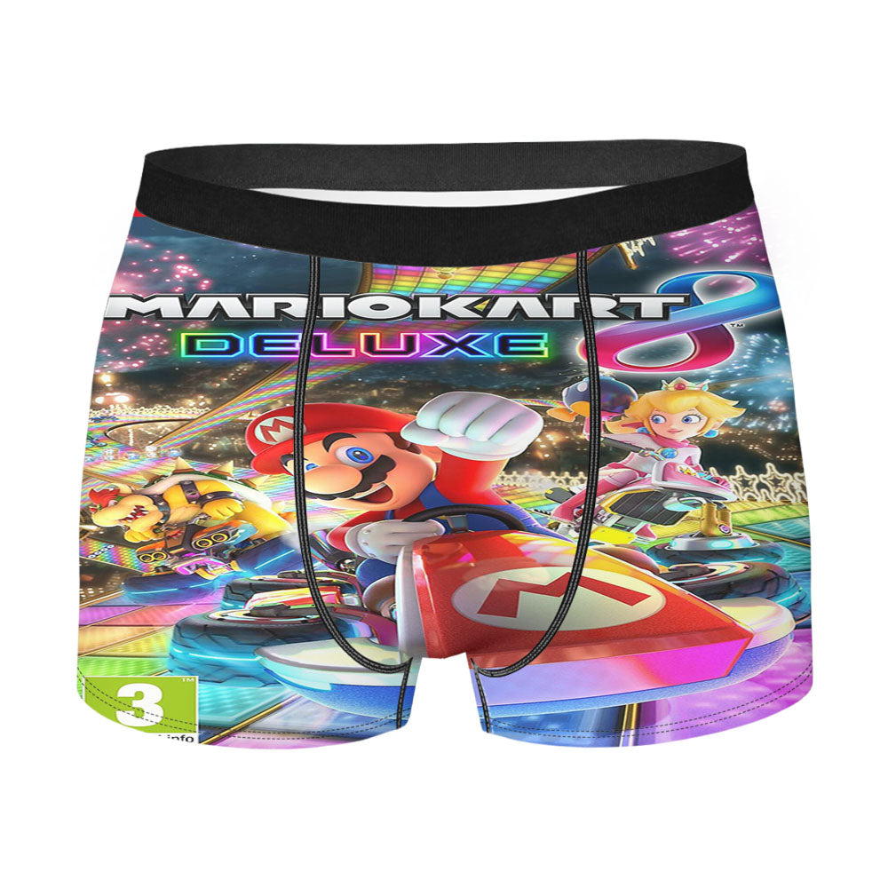 Mariokart Tour Deluxe Nintendo Wallpaper Men'S Boxer Briefs