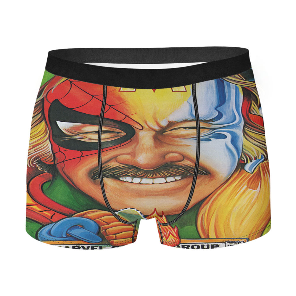 Marvel Comics Group Excelsior Stan Lee Men'S Boxer Briefs