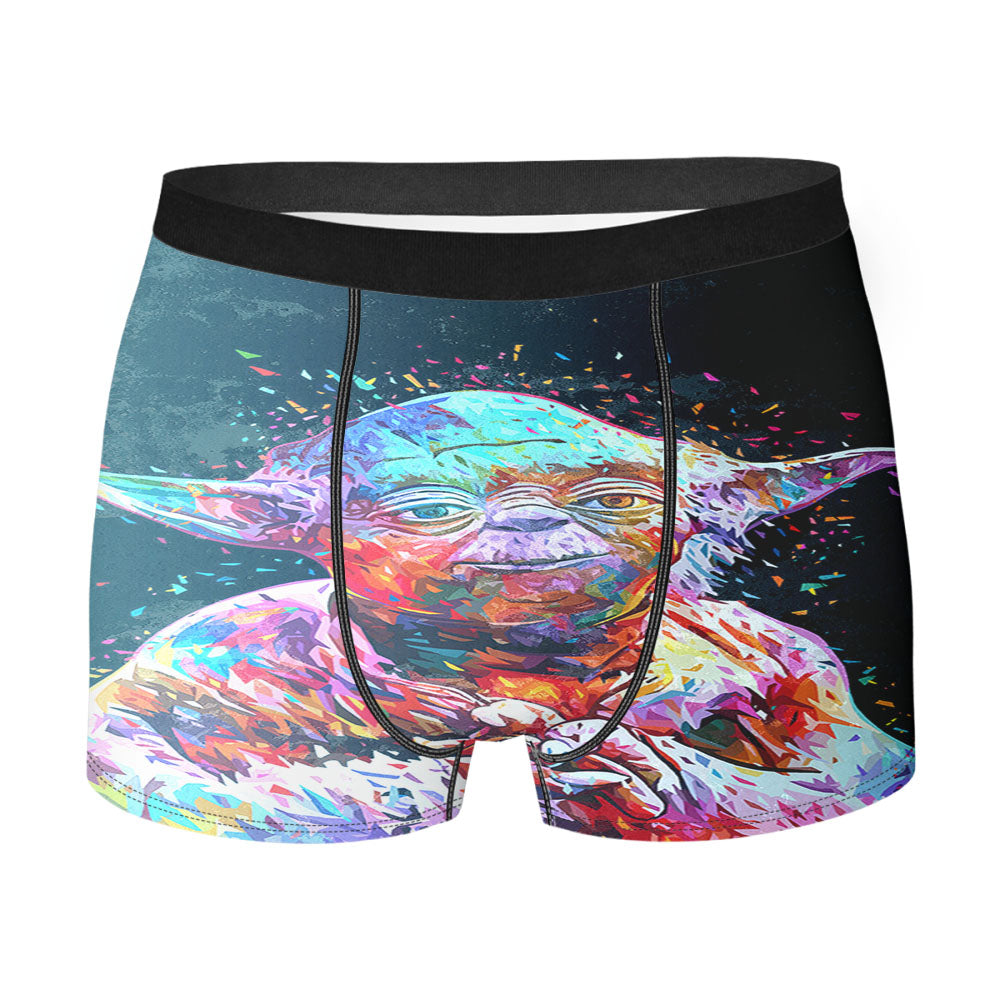 Master Yoda Of Star Wars Colorful Men'S Boxer Briefs