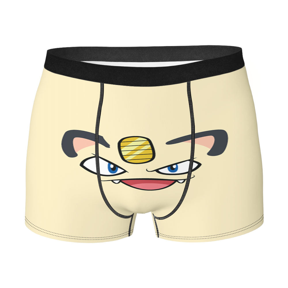 Meowth Pokemon Men'S Boxer Briefs