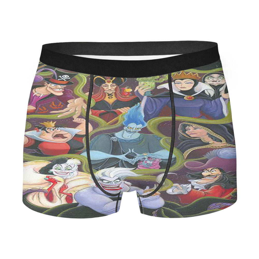 Michelle St Laurent Disney Villains Collage Men'S Boxer Briefs