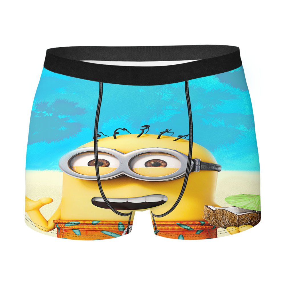 Minion Beach Day Men'S Boxer Briefs