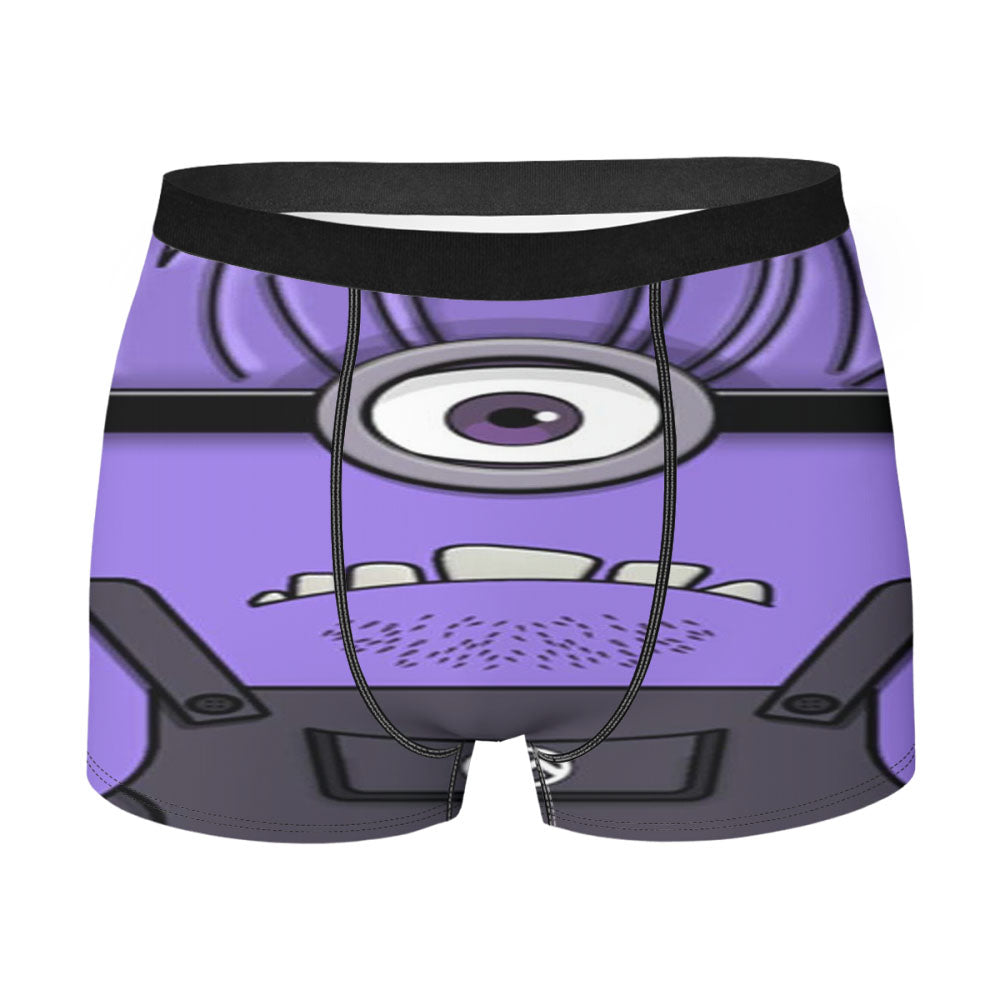Minion Evil Purple Men'S Boxer Briefs