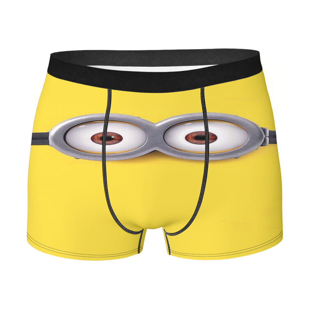 Minion Eyeglasses Men'S Boxer Briefs