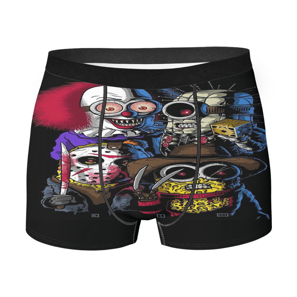 Minion Horror Division Illustration Style Men'S Boxer Briefs