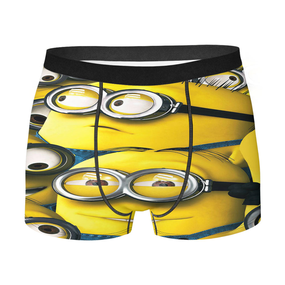 Minion Pattern Funny Men'S Boxer Briefs