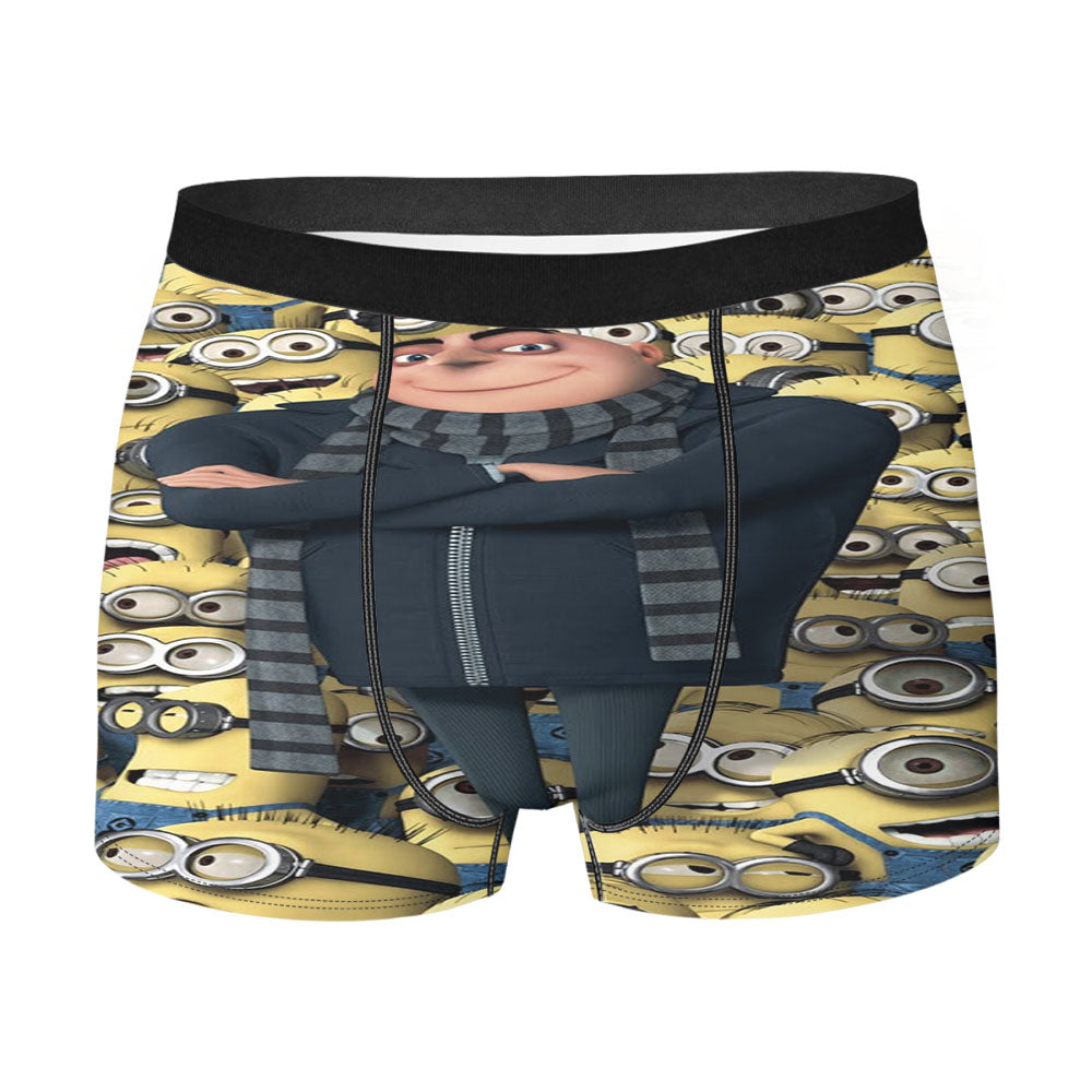 Minions And Gru Men'S Boxer Briefs