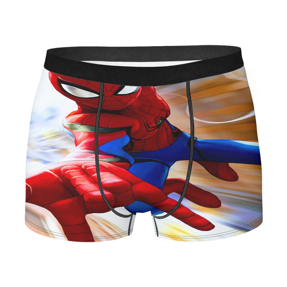 Moving Fast Spiderman Art Men'S Boxer Briefs