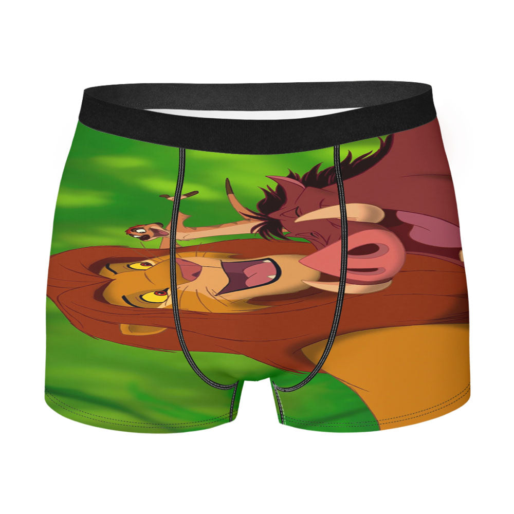 Mufasa And Friends The Lion King Men'S Boxer Briefs