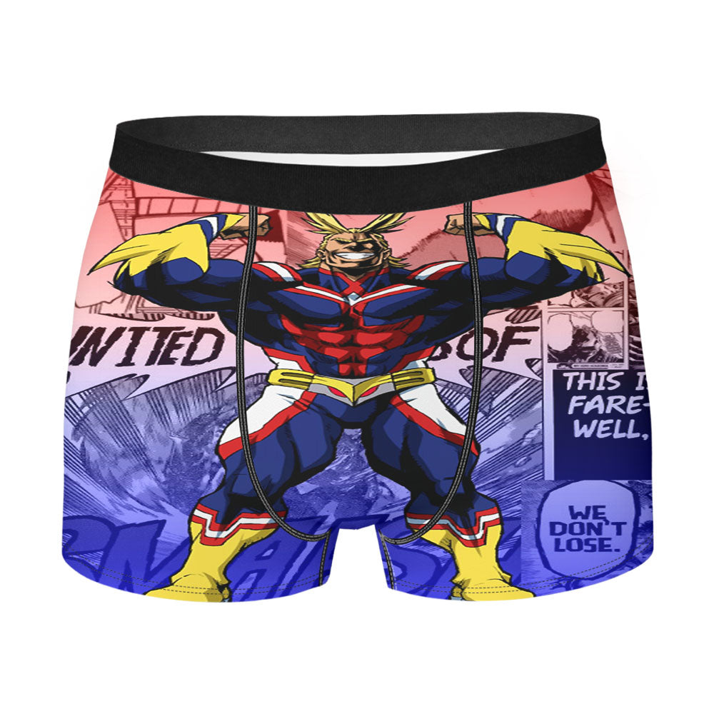 My Hero All Might Comic Character Men'S Boxer Briefs