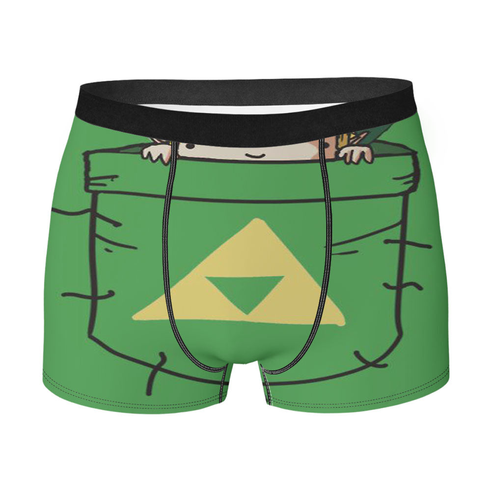 New Pocket Link Of Zelda Men'S Boxer Briefs