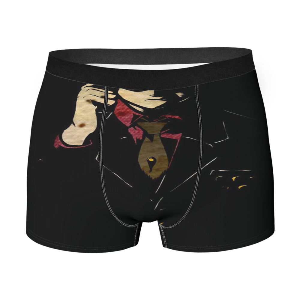 One Piece Wallpaper Black Men'S Boxer Briefs