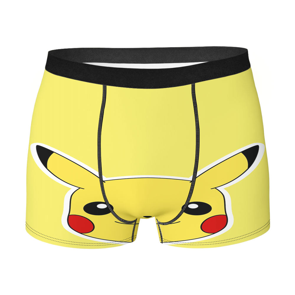 Pikachu Head Men'S Boxer Briefs