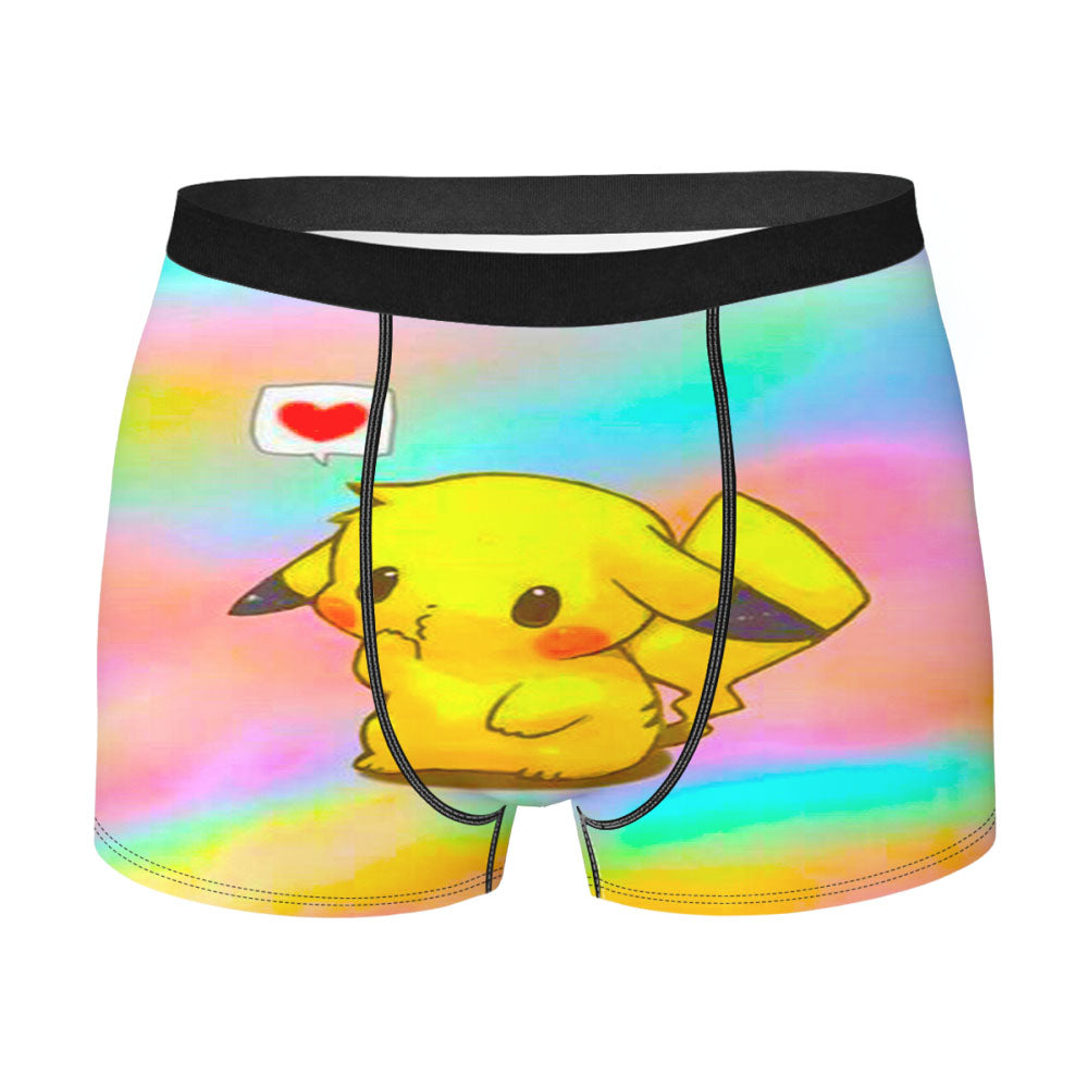 Pikachu Love Men'S Boxer Briefs