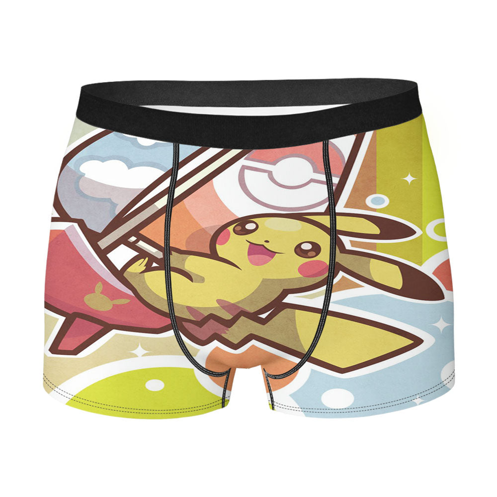 Pikachu On A Boat Men'S Boxer Briefs