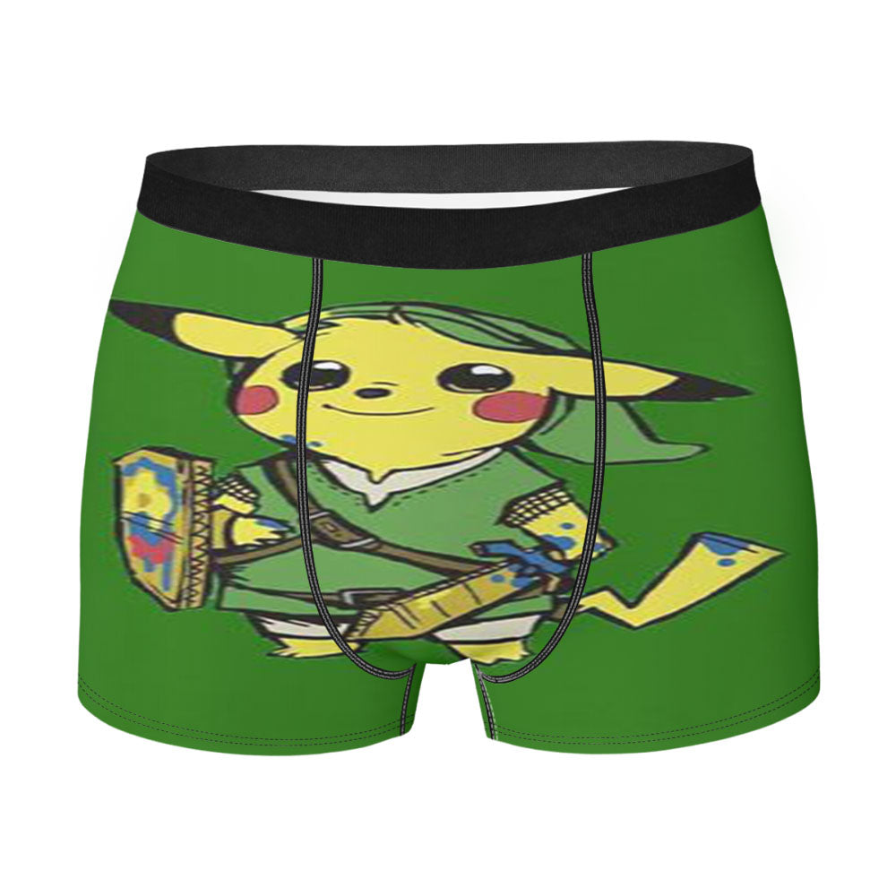 Pikachu Zelda Men'S Boxer Briefs