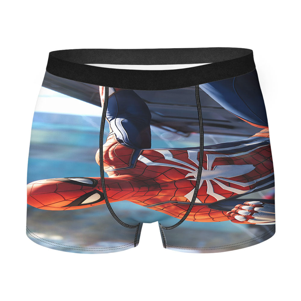 Playstation 4 Spiderman Character Men'S Boxer Briefs