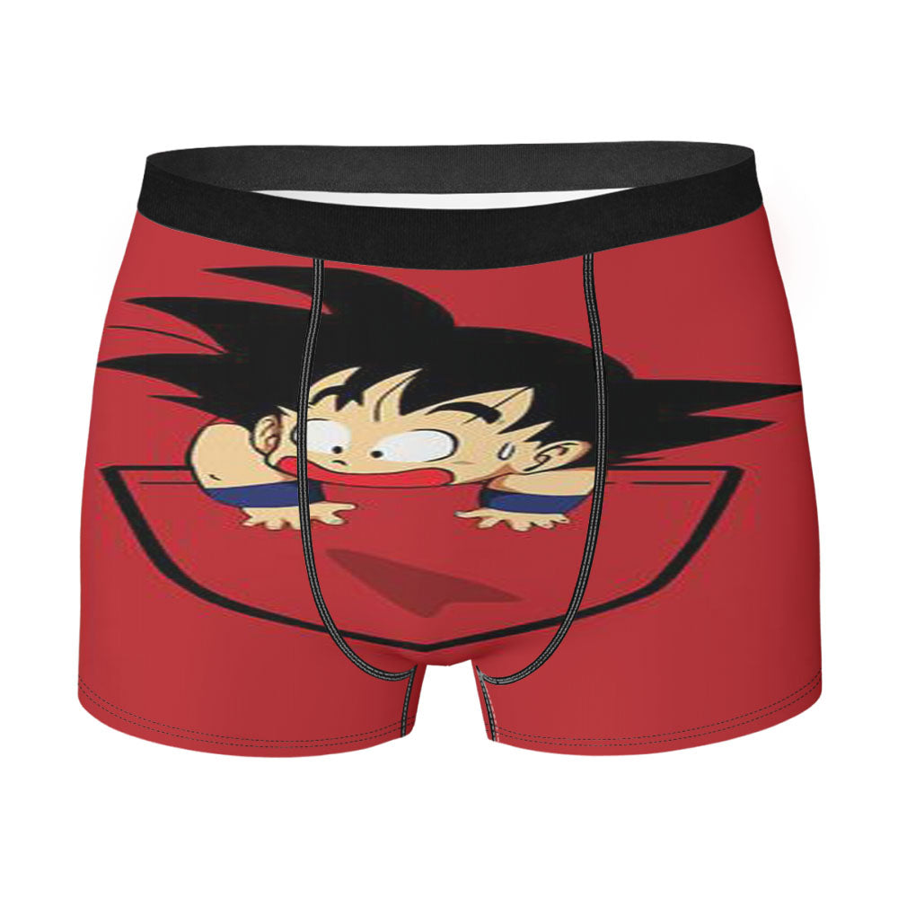 Pocket Goku Men'S Boxer Briefs