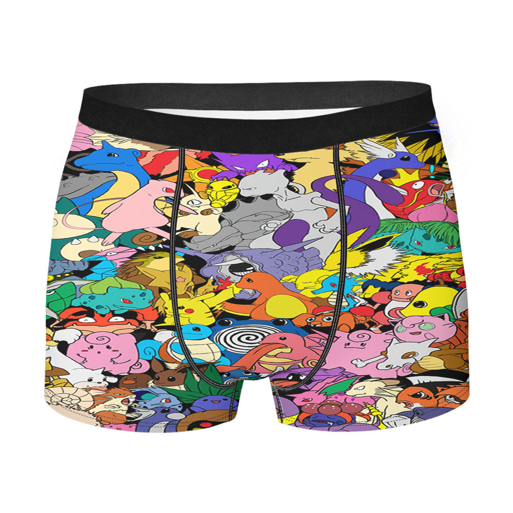 Pokemon All Character Men'S Boxer Briefs