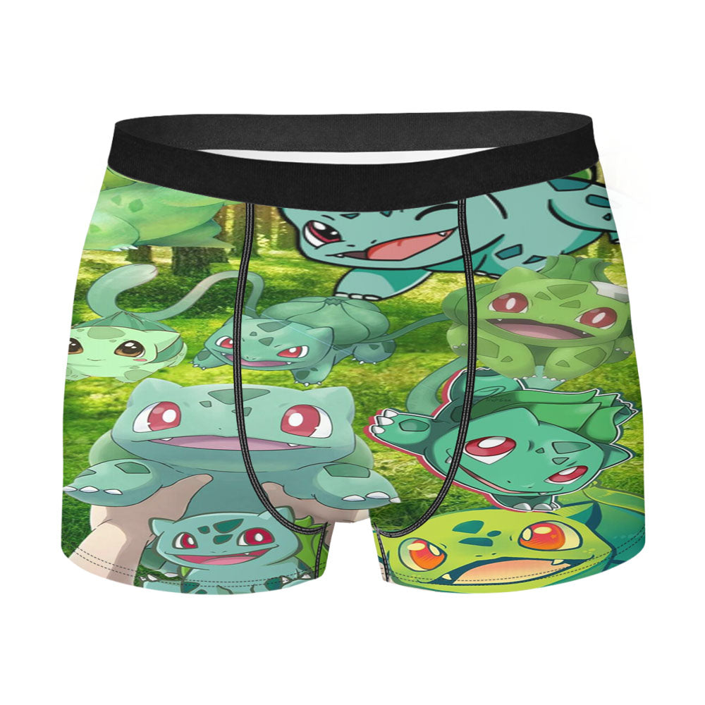 Pokemon Bulbasaur Collages Men'S Boxer Briefs