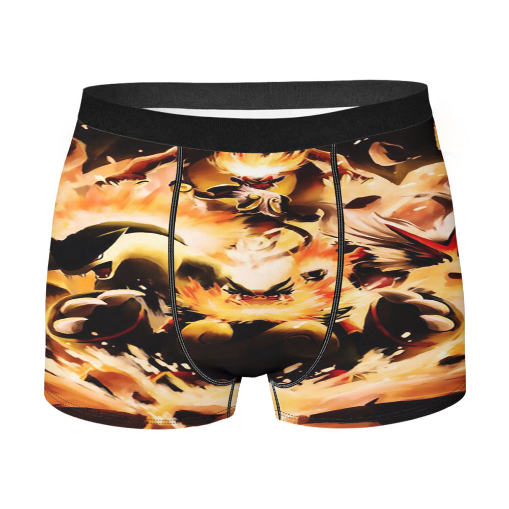 Pokemon Charizard Infernape Men'S Boxer Briefs
